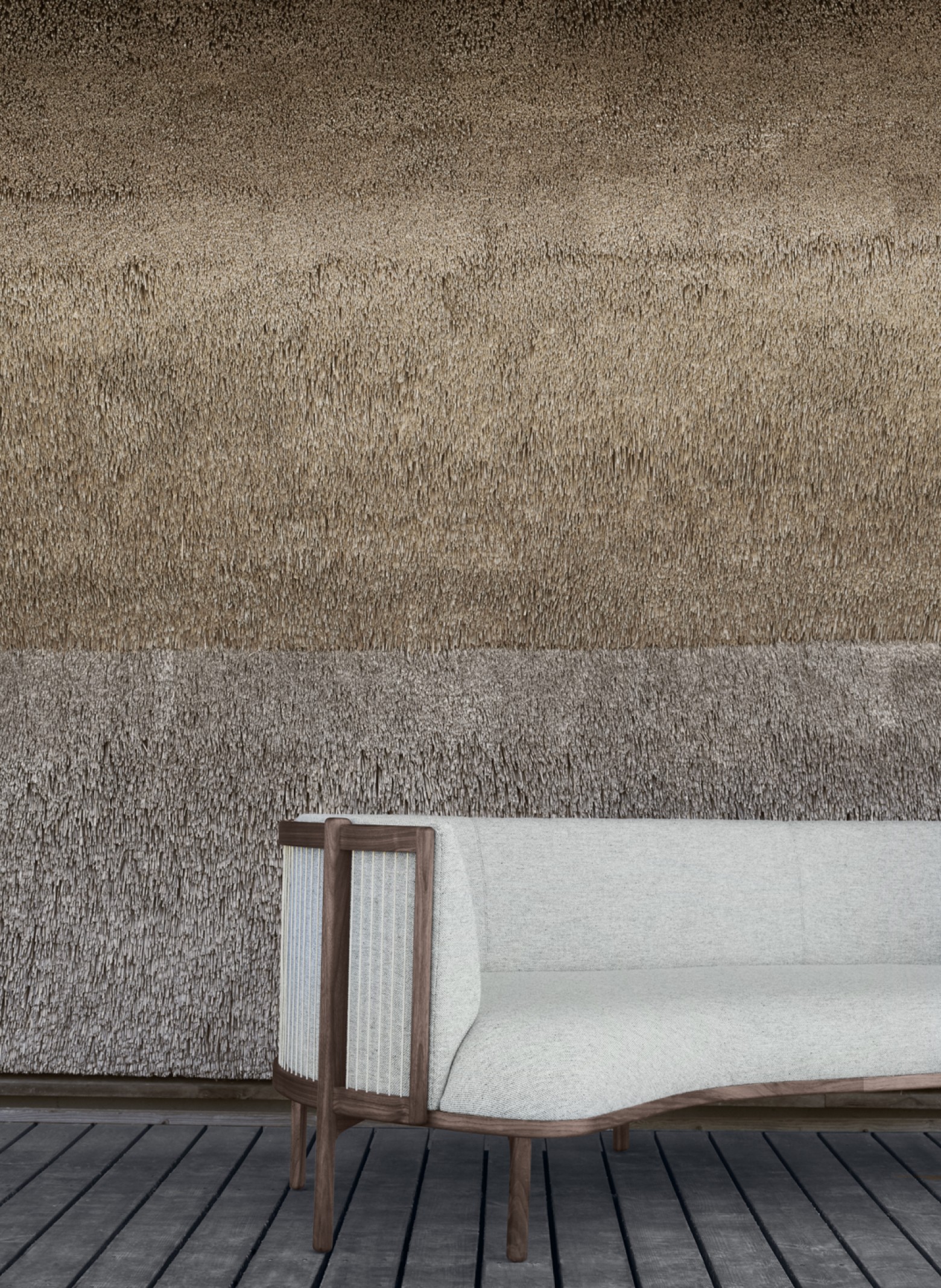 Detail van de Sideways sofa, design 2020. Rikke Frost  Victors Design Agency